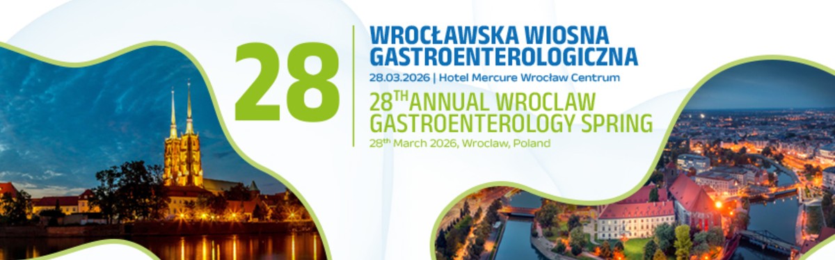 Baner konferencji Wrocławska Wiosna Gastroenterologiczna